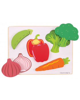 Přiřazovací puzzle - Zelenina