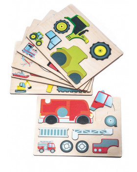 Magnetické puzzle - Doprava
