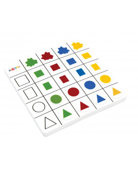 Pěnové logické tabulky - Barvy a tvary 2