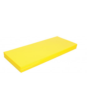 Matrace - lehátko - nepromokavé - žluté - 135 cm
