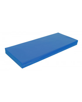 Matrace - lehátko - nepromokavé - modré - 135 cm
