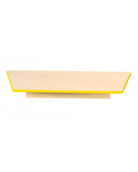 Stolní deska 18 mm, JAVOR, lichoběžník,  žlutá
