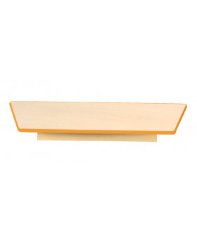 Stolní deska 18 mm, JAVOR, lichoběžník, oranžová