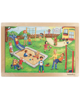Dřevěné puzzle-Školka