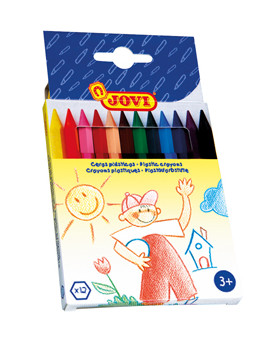 Pastelky Plasticolor, šestihranné, 12ks