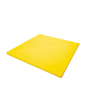 Rohová rozkládací matrace - žlutá