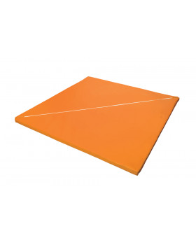 Rohová rozkládací matrace - oranžová