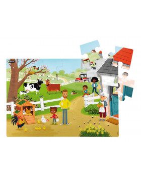 Maxi puzzle - Na farmě