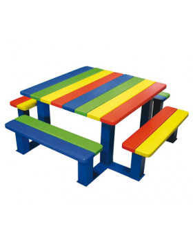 Piknikový stůl JUNIOR,výška sedu 29 cm