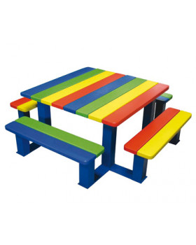 Piknikový stůl JUNIOR,výška sedu 39 cm