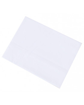 Povlečení NOMI - Jednobarevné - bílé - sada na polštář a přikrývku- knoflíkové zapínán