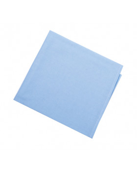 Povlečení NOMI - Jednobarevné - modré - sada na polštář a přikrývku- knoflíkové zapínán