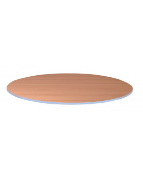 Stolová deska 25 mm, BUK, kruh 85 cm - modrá