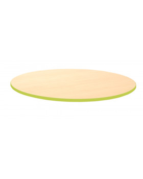 Stolová deska 25 mm, JAVOR, kruh 85 cm - zelená