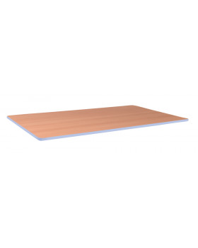 Stolová deska 25 mm, BUK, obdélnik 115x60 cm - modrá