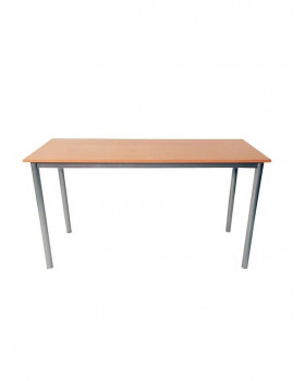 Stůl s kovovou konstrukcí V