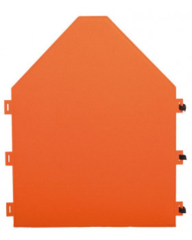 Filcový paraván domeček - oranžový