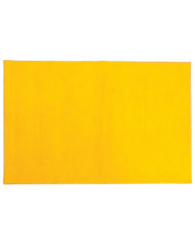 Jednobarevný koberec 1,5 x 2 m - Žlutý V