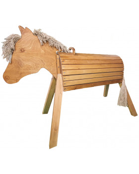 Dřevěný kůň - výška sedu 80 cm