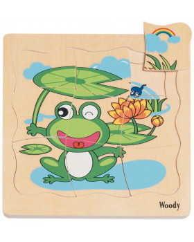 Vrstvené puzzle - Vývoj žáby