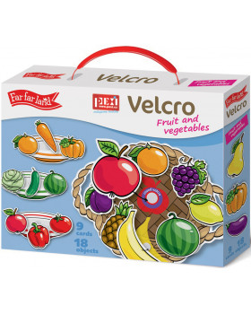 Velcro skládačky - Ovoce a zelenina