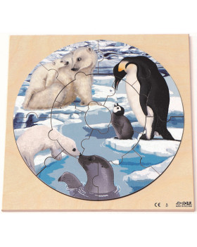 Puzzle - Divoká zvířátka - V polárních oblastech