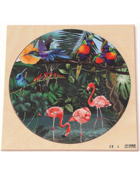 Puzzle - Divoká zvířátka - V deštném pralese