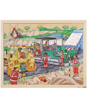 Puzzle - Výstavba silnic