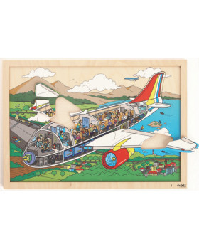 Vrstvené puzzle - Letadlo