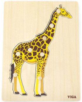 Vkládací puzzle - Žirafa