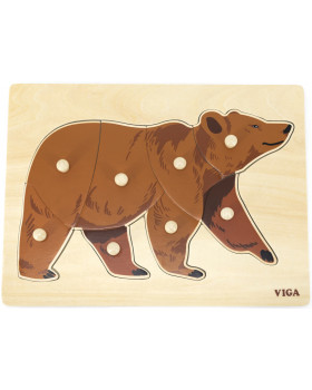 Vkládací puzzle - Medvěd