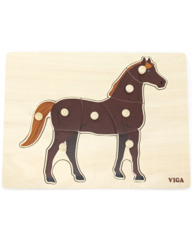 Vkládací puzzle - Kůň