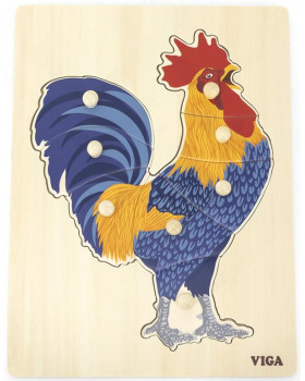 Vkládací puzzle - Kohout