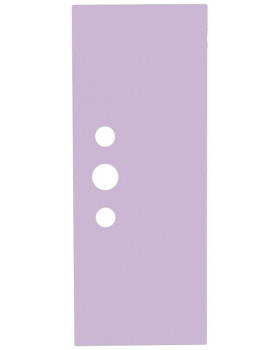 Dvířka s otvorem Kruh k šatnám Ementál, pastelově fialové