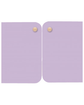 Dvířka střední pár, pastelově fialové