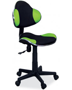 Studentská židle - černo - zelená