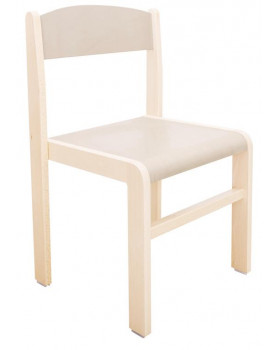 Dřevěná židle výška 31 cm - JAVOR, cappuccino