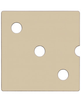 Dvířka Numeric 3 - pastelové hnědé