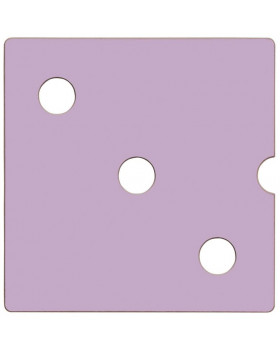 Dvířka Numeric 3 - pastelové fialové