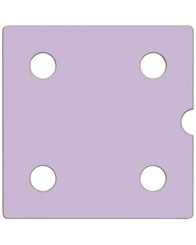 Dvířka Numeric 4 - pastelové fialové