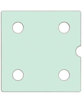 Dvířka Numeric 4 - pastelová zelená