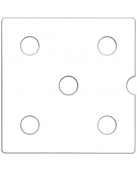 Dvířka Numeric 5 - bílá