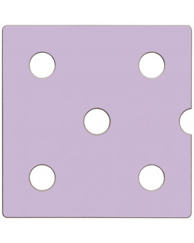 Dvířka Numeric 5 - pastelové fialové