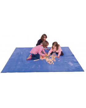 Jednobarevný koberec 2,5 x 3 m - Modrý