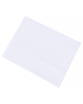 Povlečení NOMI - Jednobarevné - bílé - sada na polštář a přikrývku- obálkové zapínání