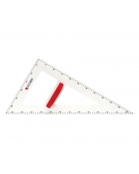 Trojúhelníkové pravítko na magnetickou tabuli