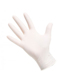 Latexové rukavice, 100 ks, vel. L