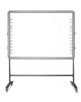 Bílá magnetická mobilní tabule