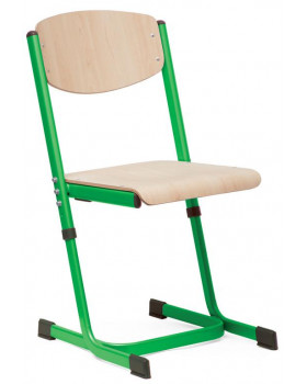 Židle s regulací výšky, vel. 3-4, zelená