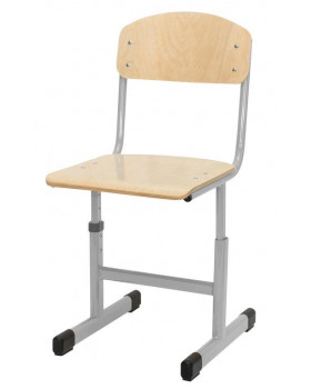 Židle s regulací výšky, vel. 2-5, šedá